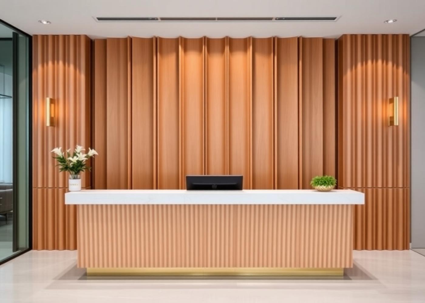 Reception styled with Jyothi panels